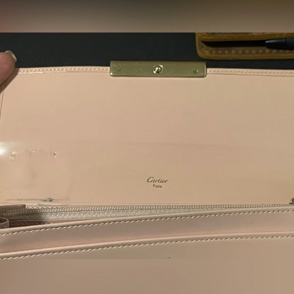 Cartier Love Collection Wallet in Blue Pink